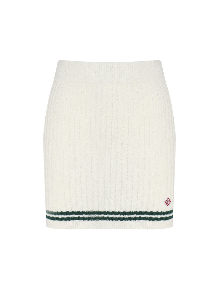 Casablanca Skirts White, Green Cotton
