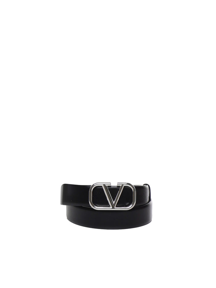 Valentino Garavani Belts Black Calfskin