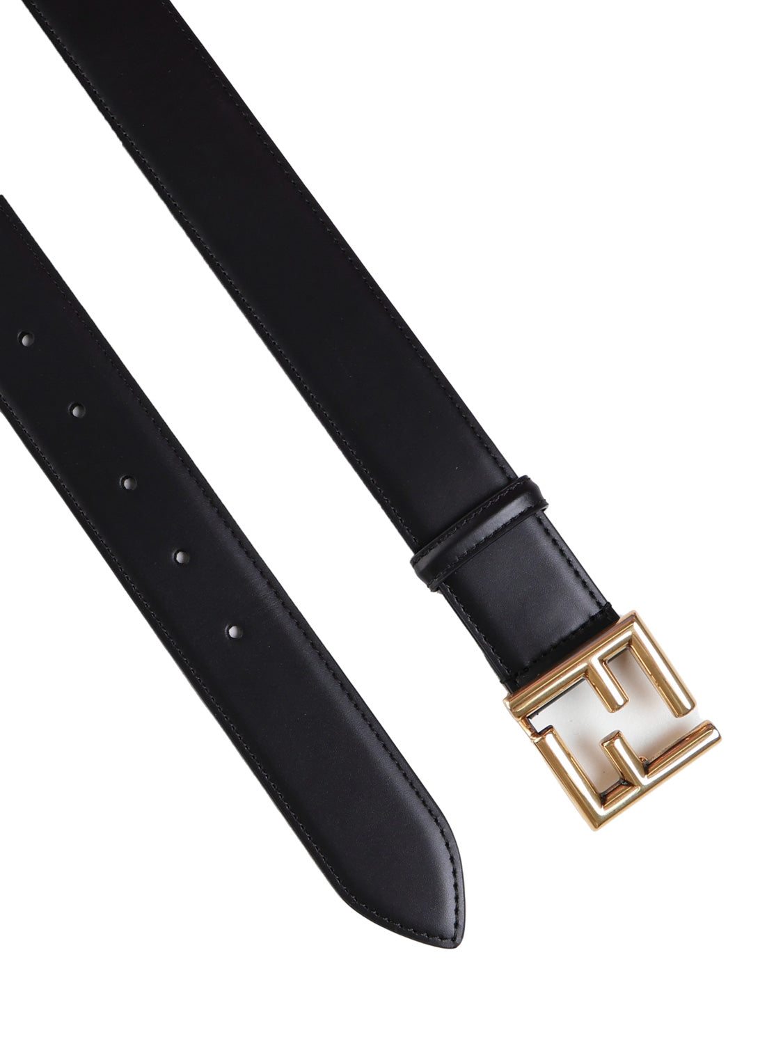 Fendi Belts Black Calfskin