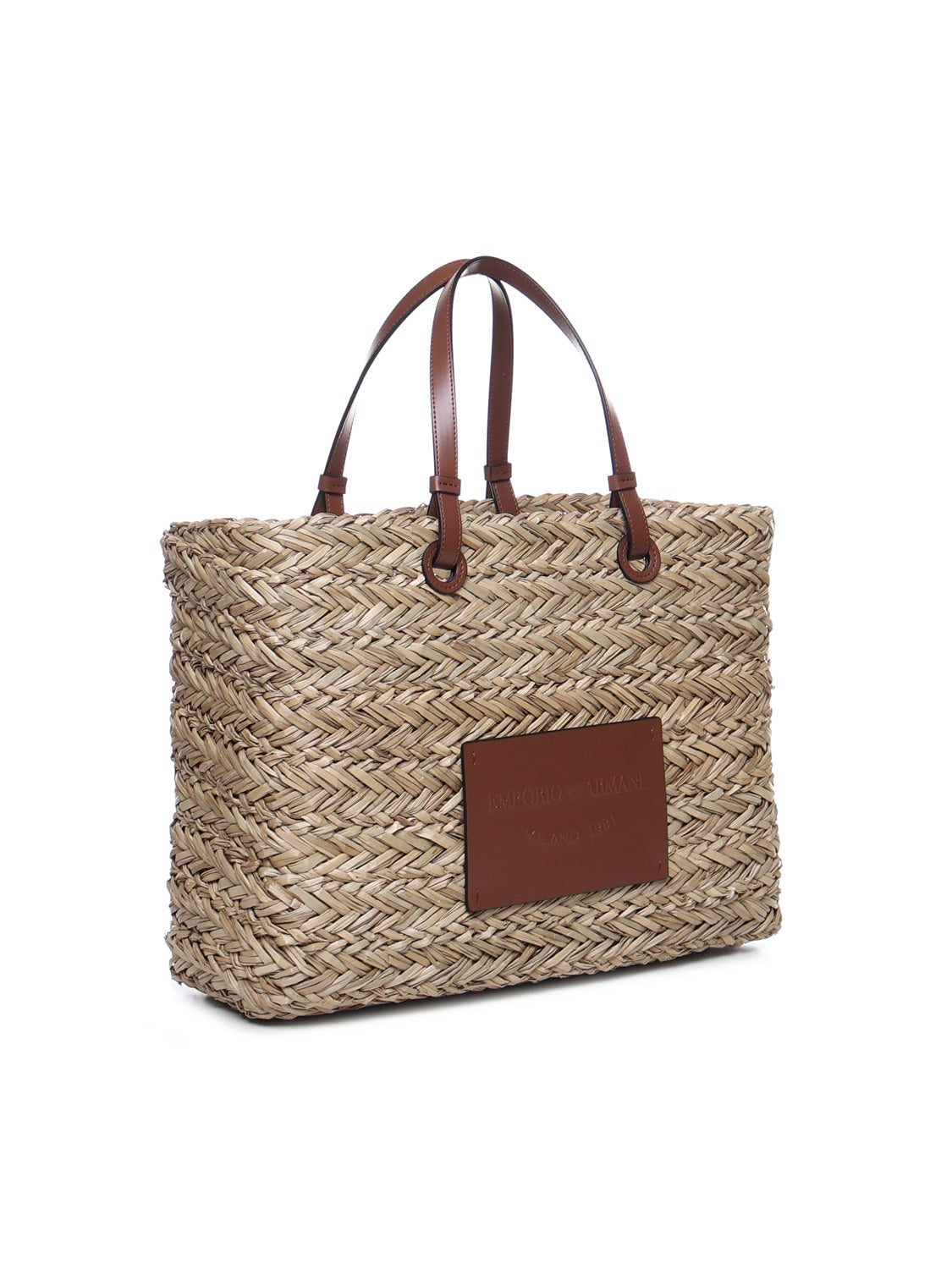Emporio Armani Bags Brown Straw