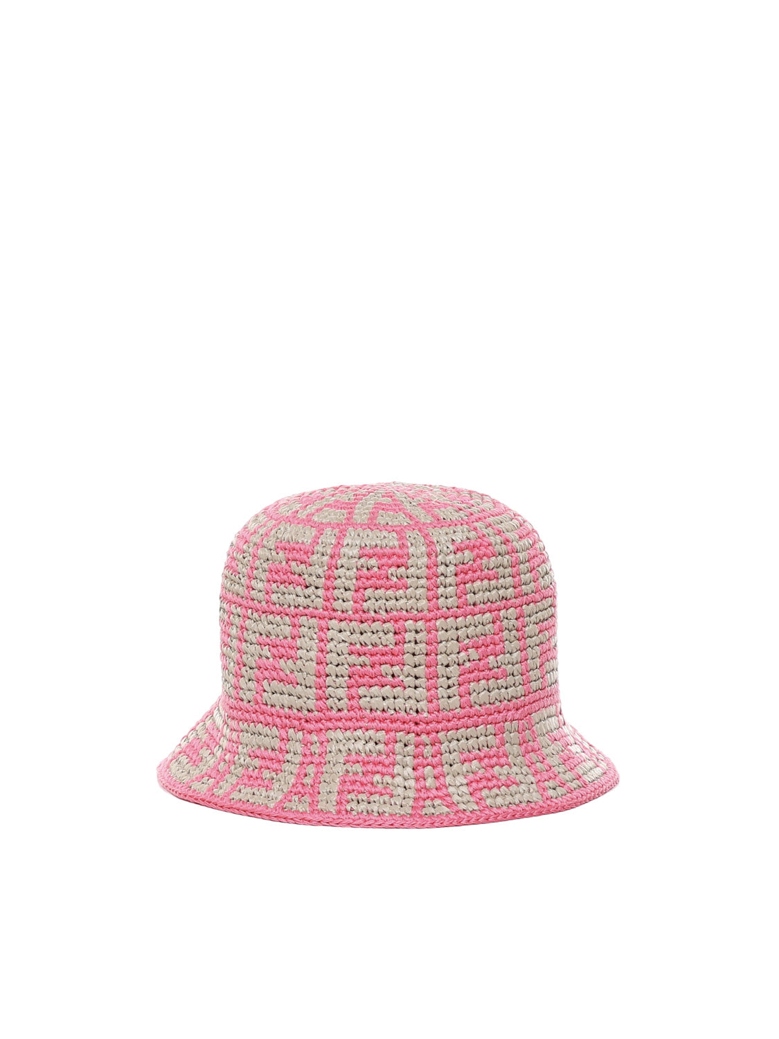 Fendi Hats Pink Dalia Raffia