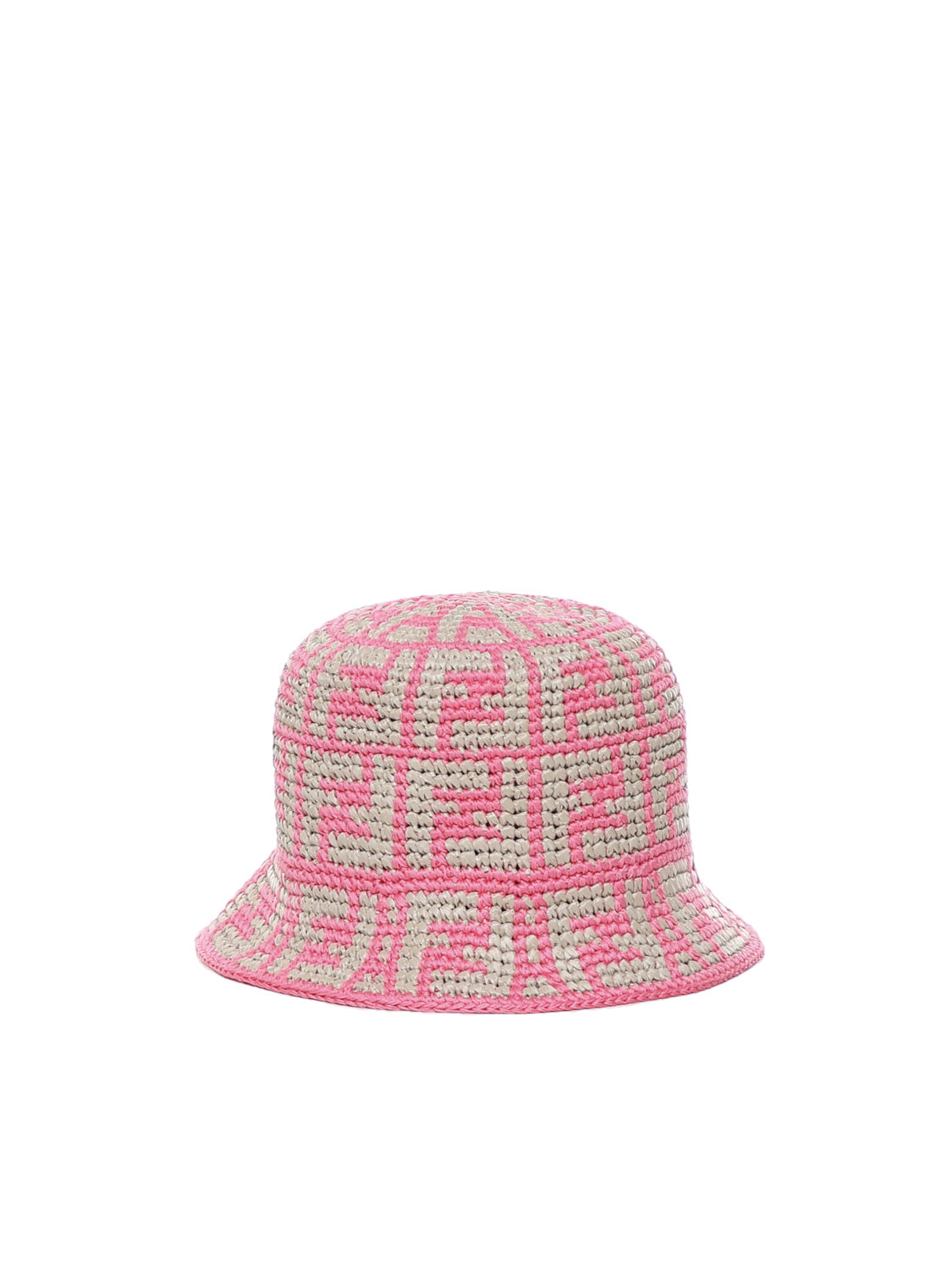 Fendi Hats Pink Dalia Raffia
