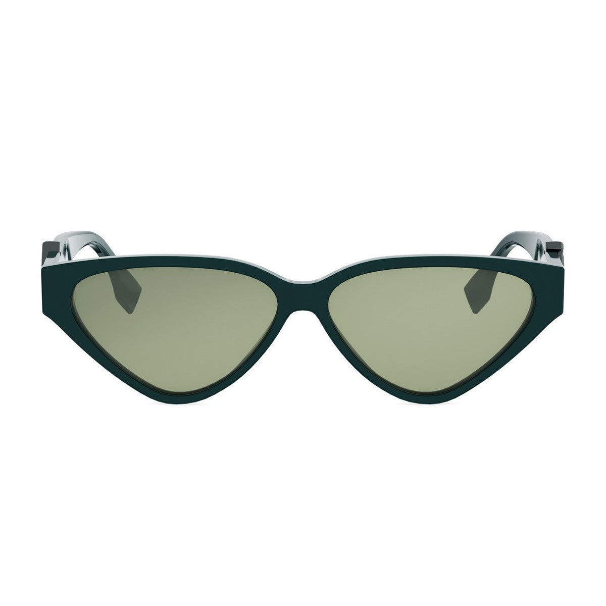 Ff Diamonds Green Acetato Sunglasses