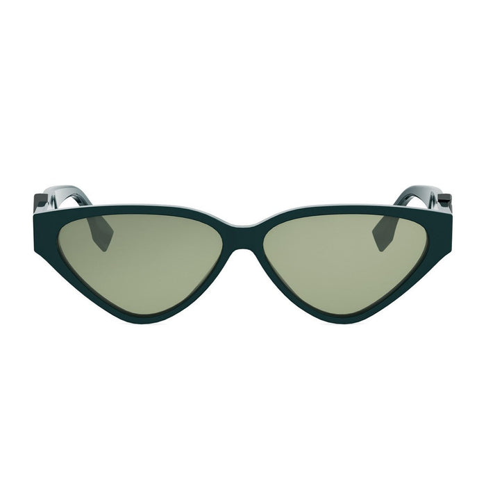 Ff Diamonds Green Acetato Sunglasses