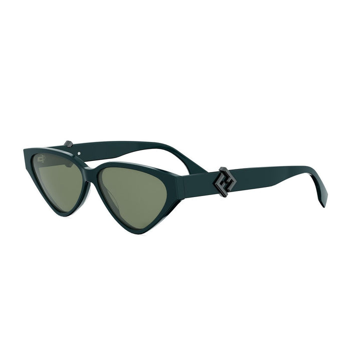Ff Diamonds Green Acetato Sunglasses