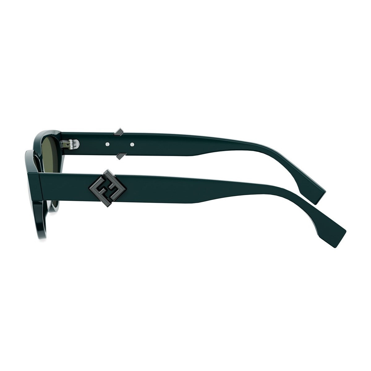 Ff Diamonds Green Acetato Sunglasses
