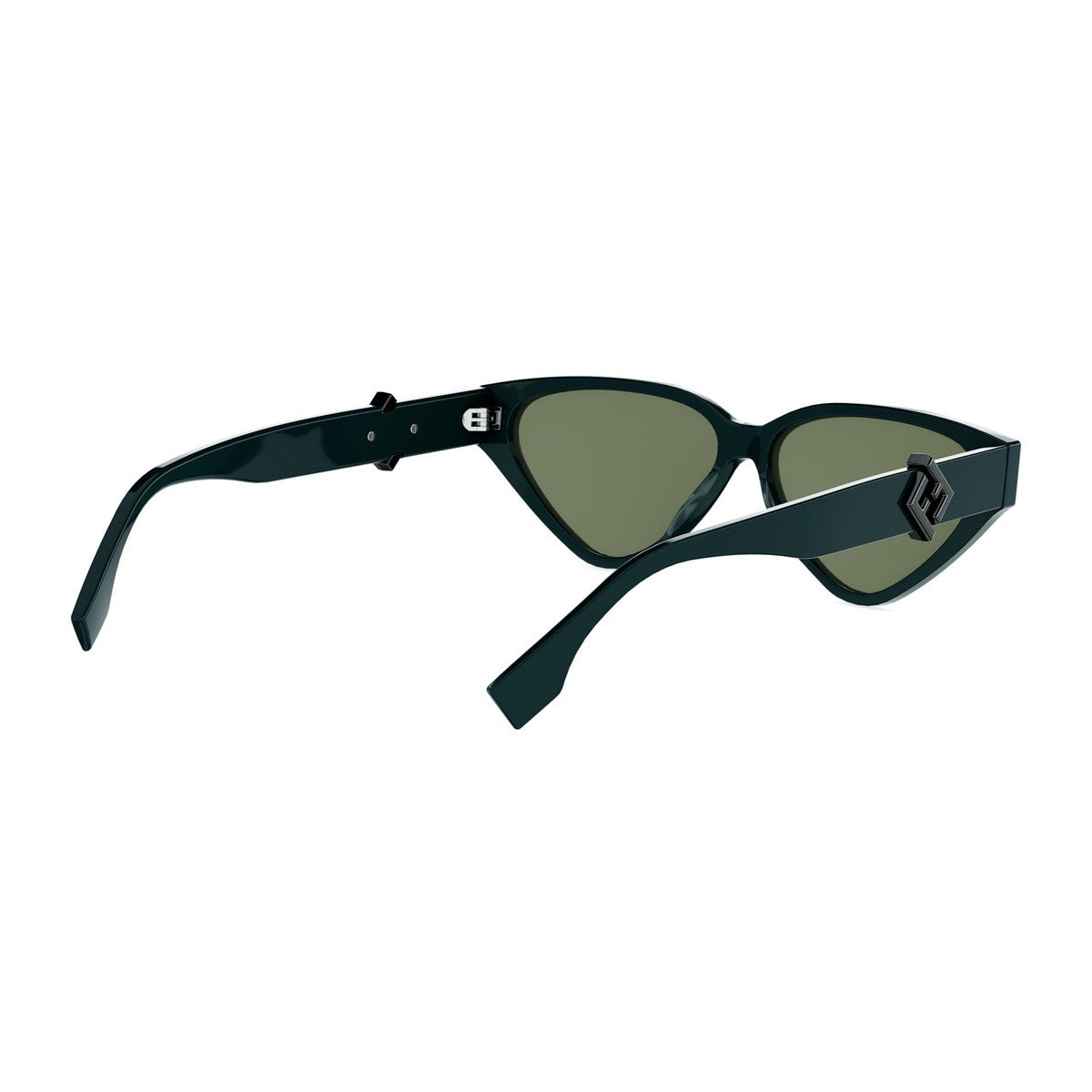 Ff Diamonds Green Acetato Sunglasses