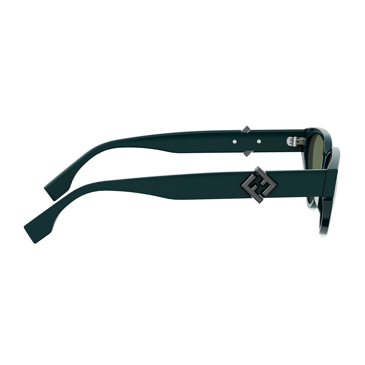 Ff Diamonds Green Acetato Sunglasses