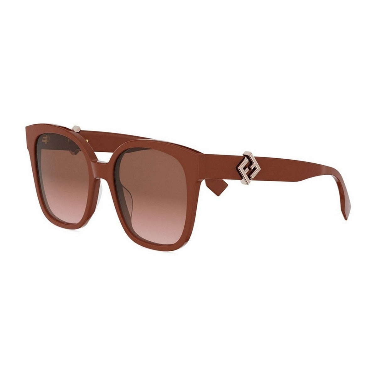 Ff Diamonds Red Acetato Sunglasses