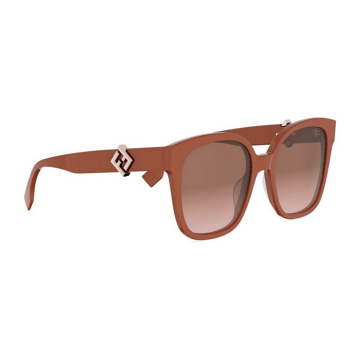 Ff Diamonds Red Acetato Sunglasses