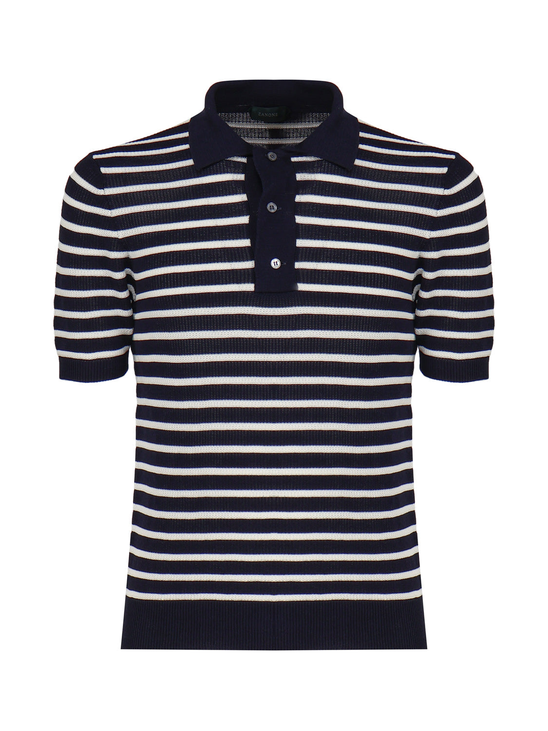 Zanone T-Shirts And Polos Striped Blue Cotton