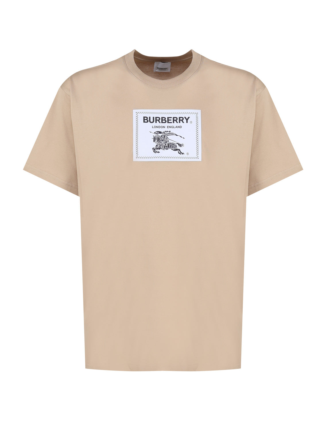 Burberry T-Shirts And Polos Beige Cotton