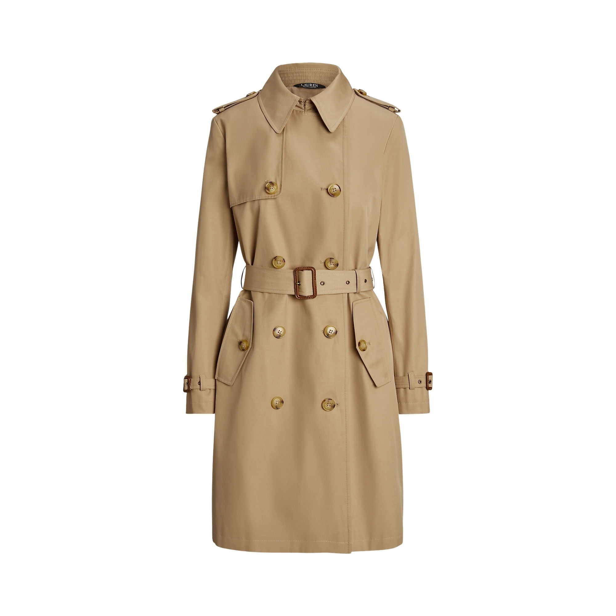 Db Blt Rn38 Lined Coat Brown Cotton Polyester