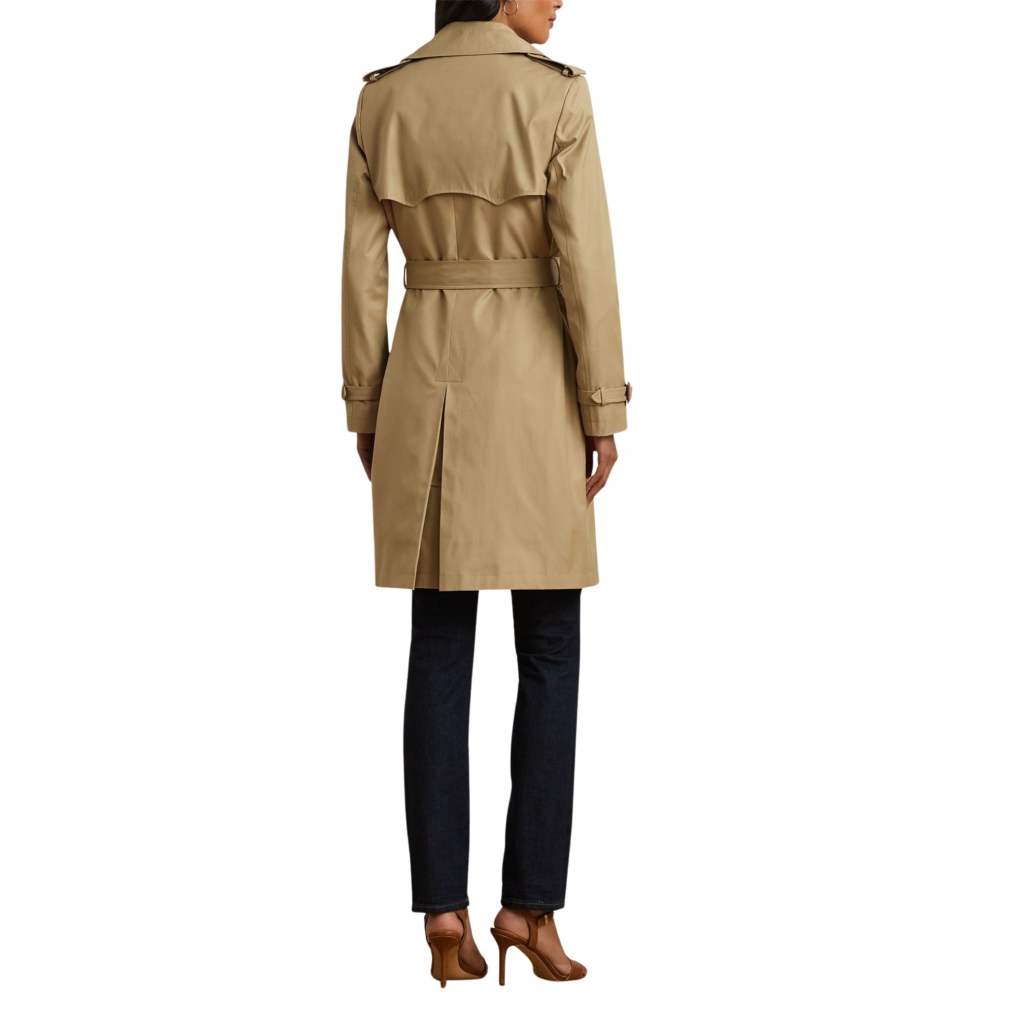 Db Blt Rn38 Lined Coat Brown Cotton Polyester