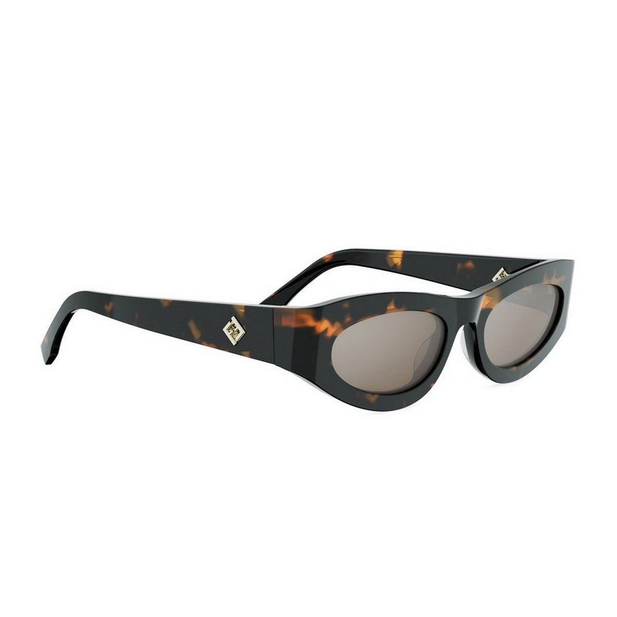 Ff Diamonds Havana Acetato Sunglasses