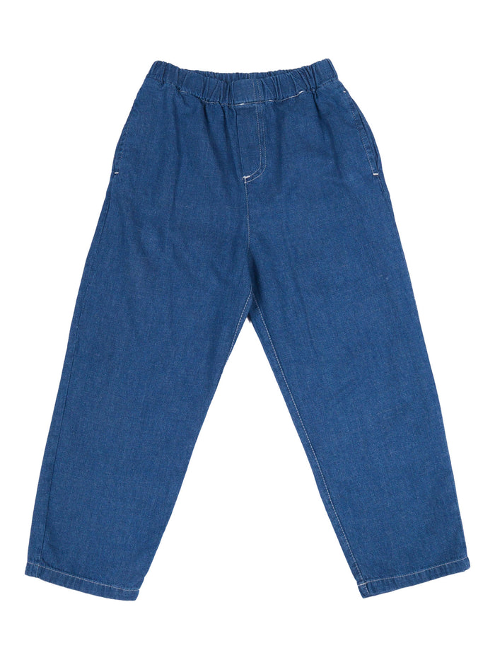 Denim For Boy Blue Cotton Linen Jean