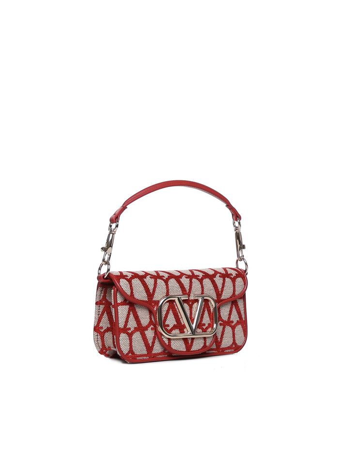 Valentino Garavani Bags Beige, Red Fabric