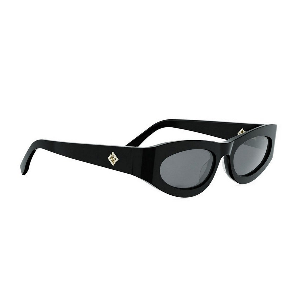 Ff Diamonds Black Acetato Sunglasses
