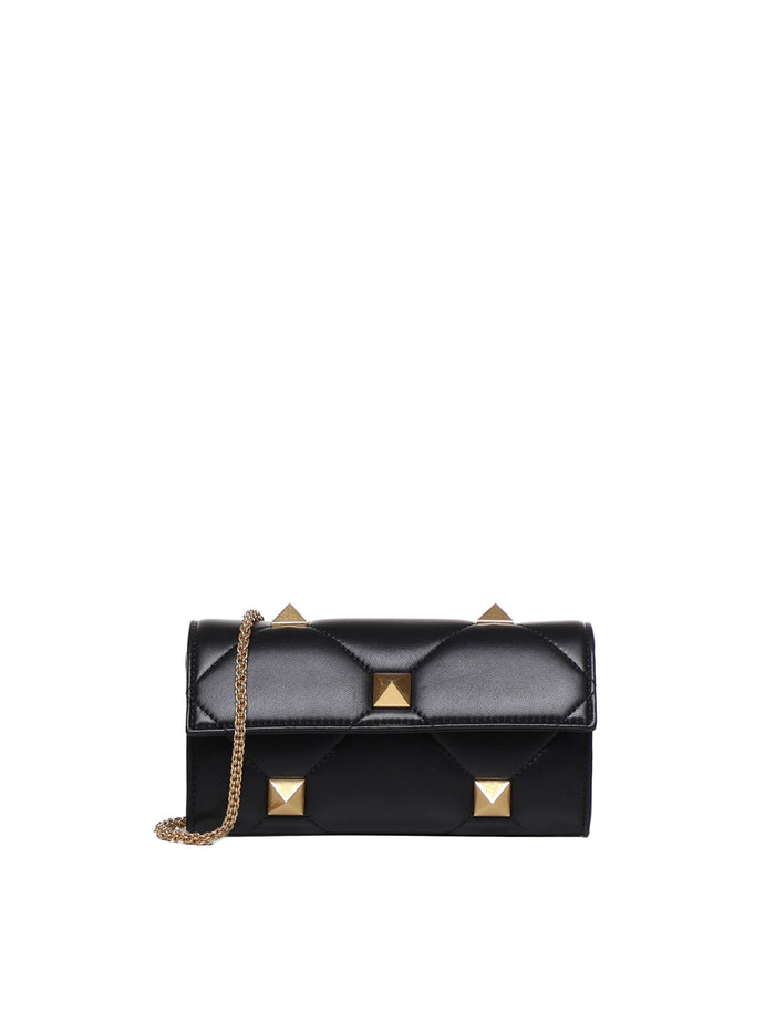 Valentino Garavani Wallets Black Lambskin