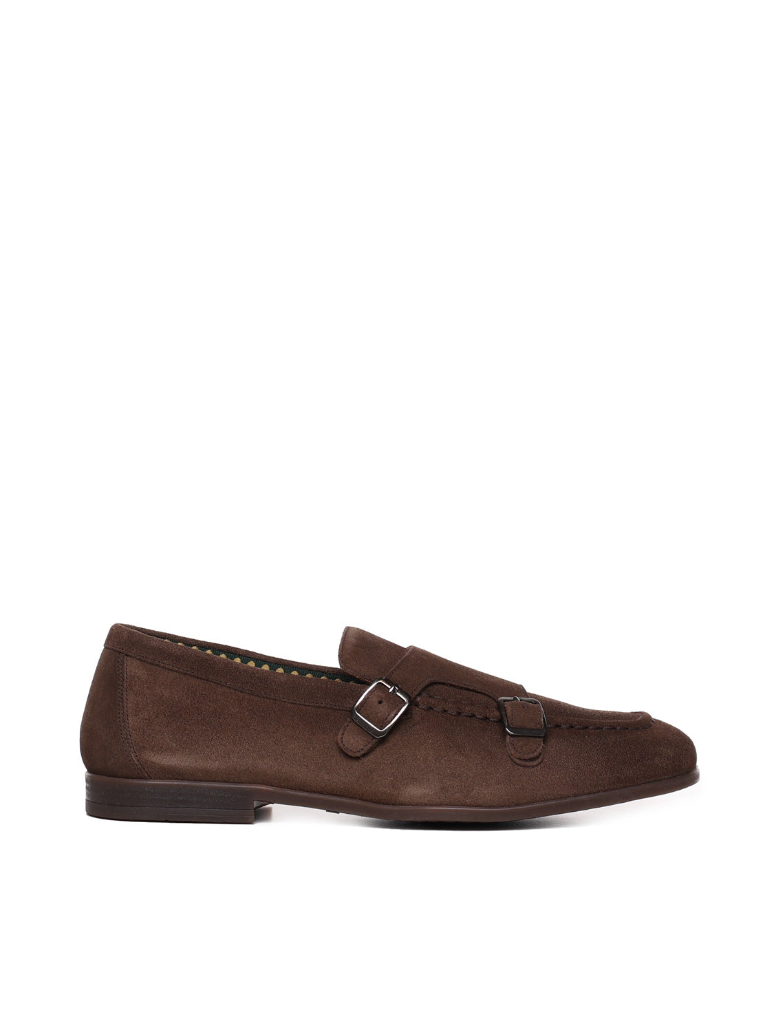 Doucals Flat Shoes Brown Suede