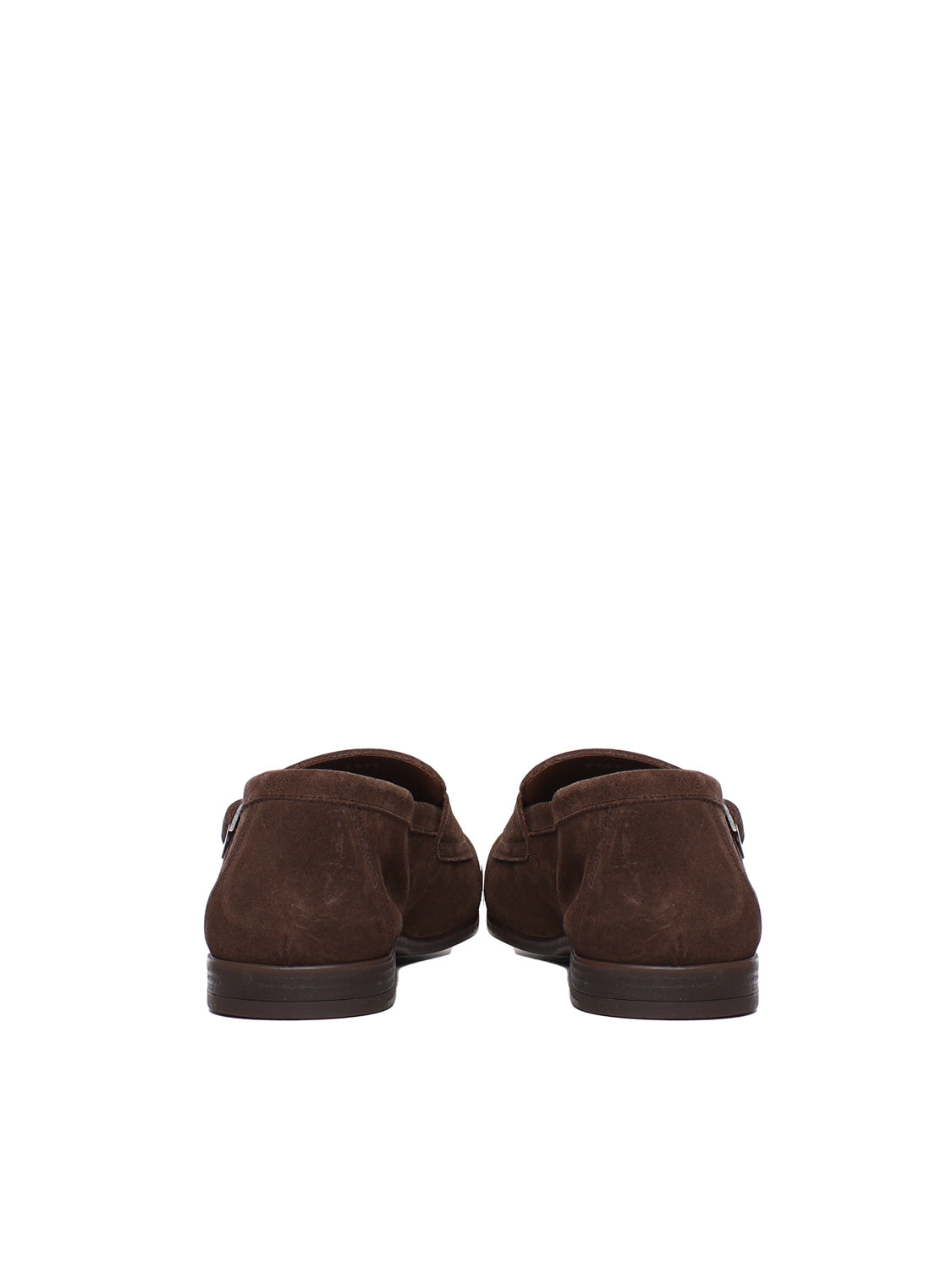 Doucals Flat Shoes Brown Suede