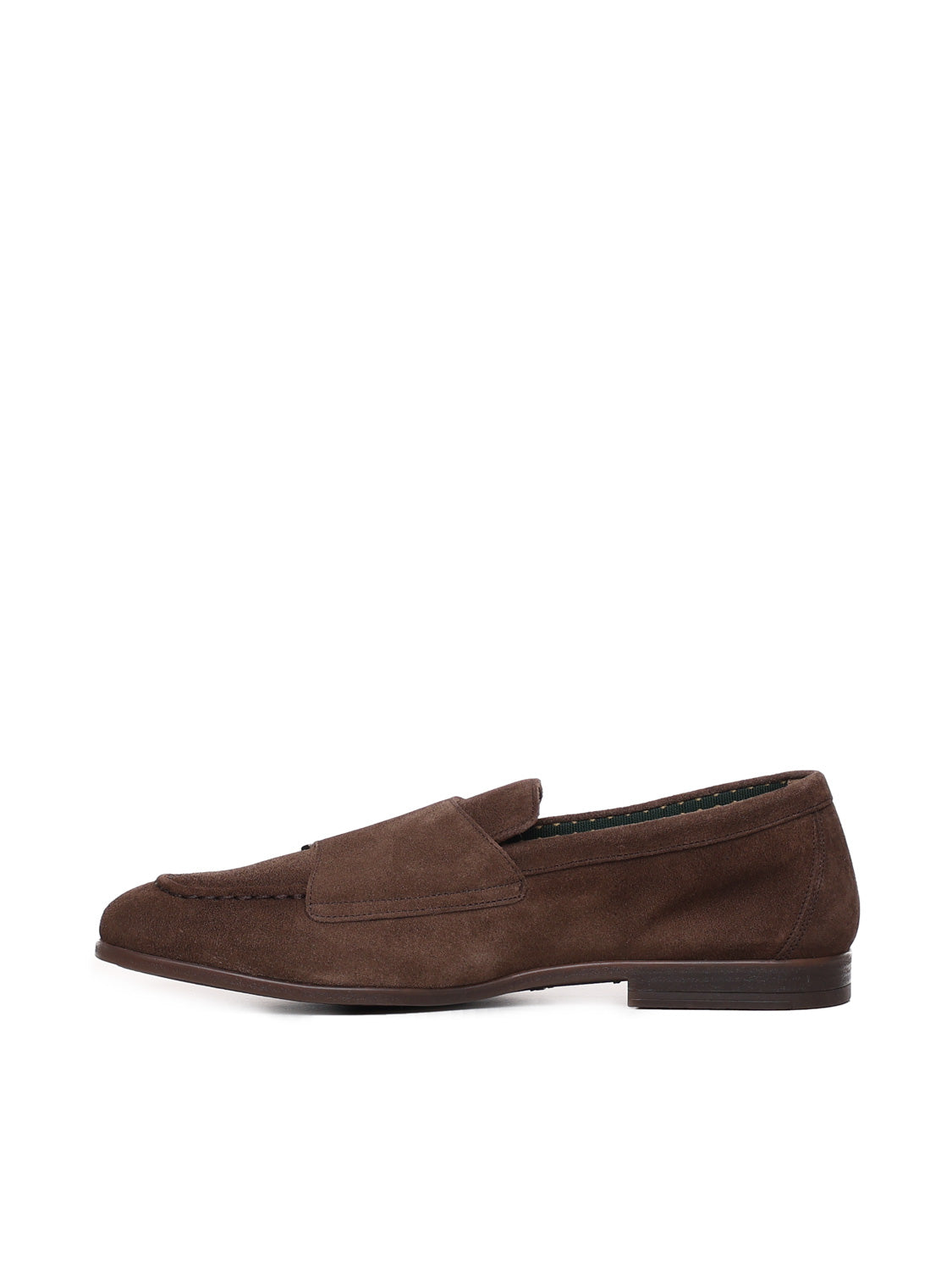 Doucals Flat Shoes Brown Suede
