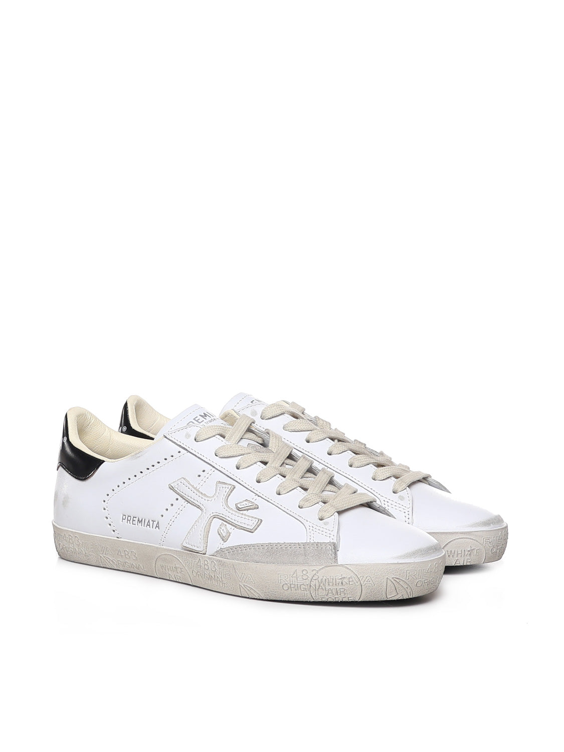 Premiata Sneakers White Calfskin