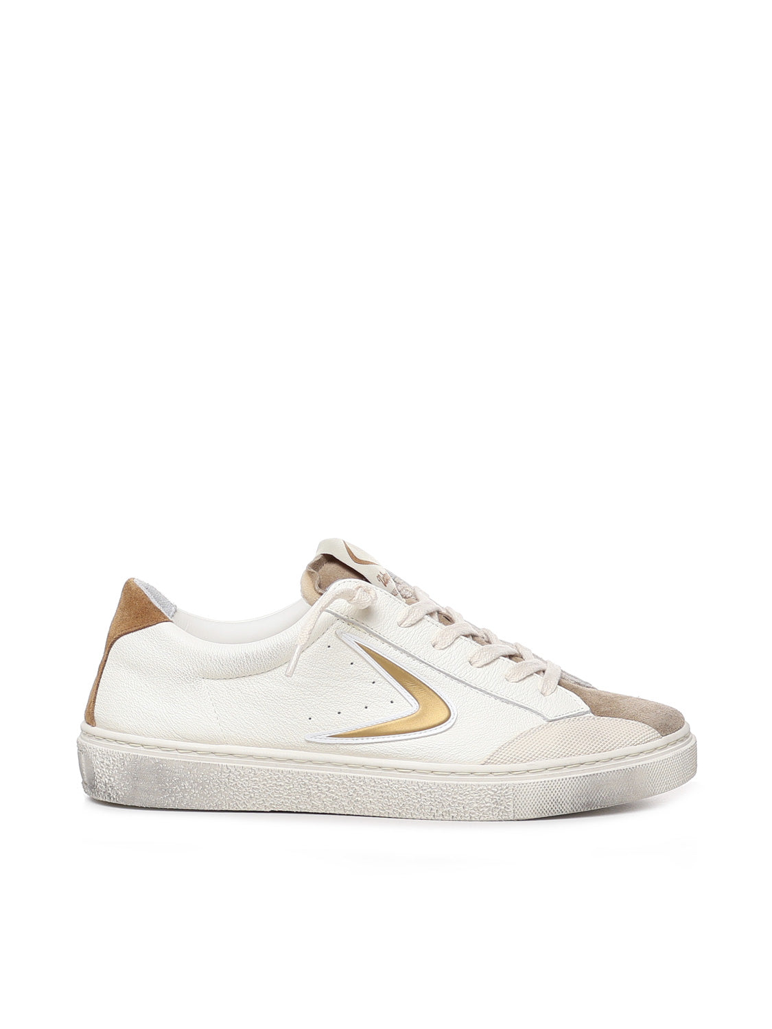 Valsport Sneakers White, Gold Leather