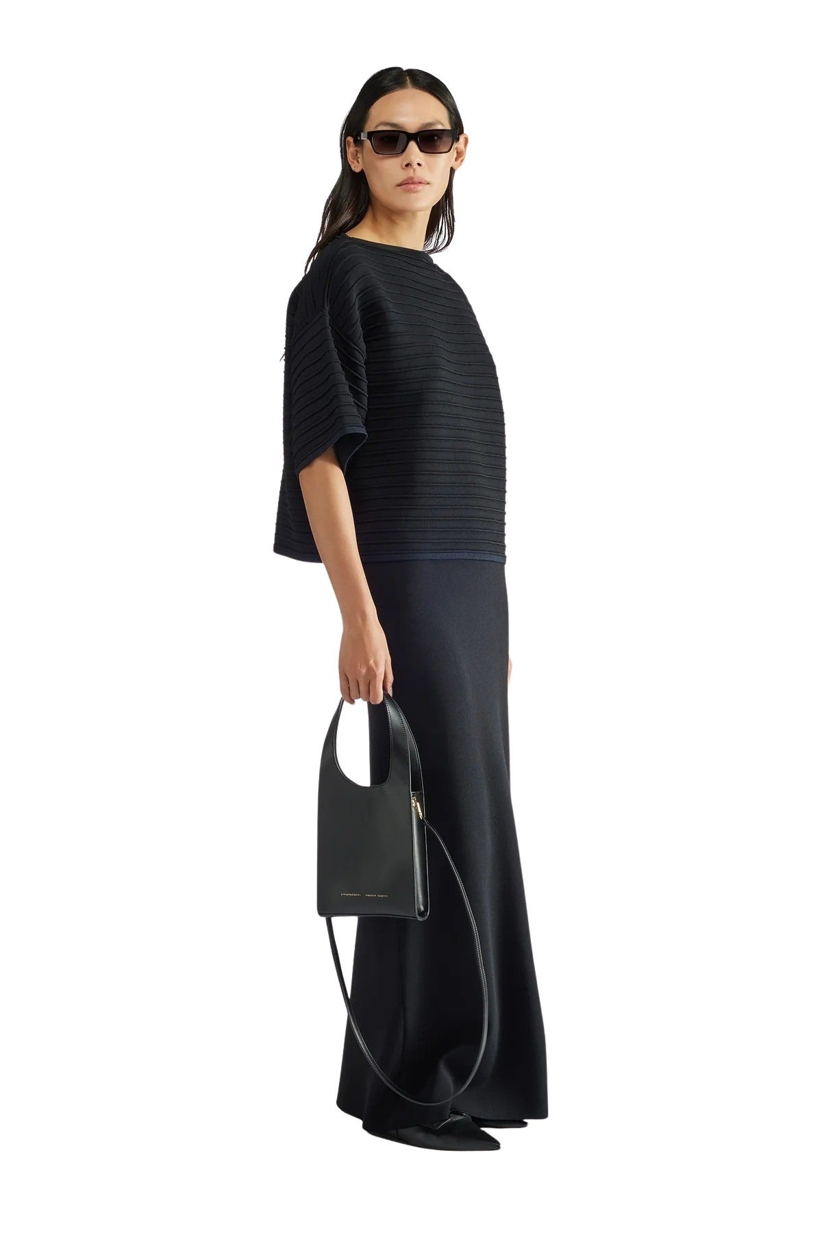 Sweater With Ruffles Black Vi Pa