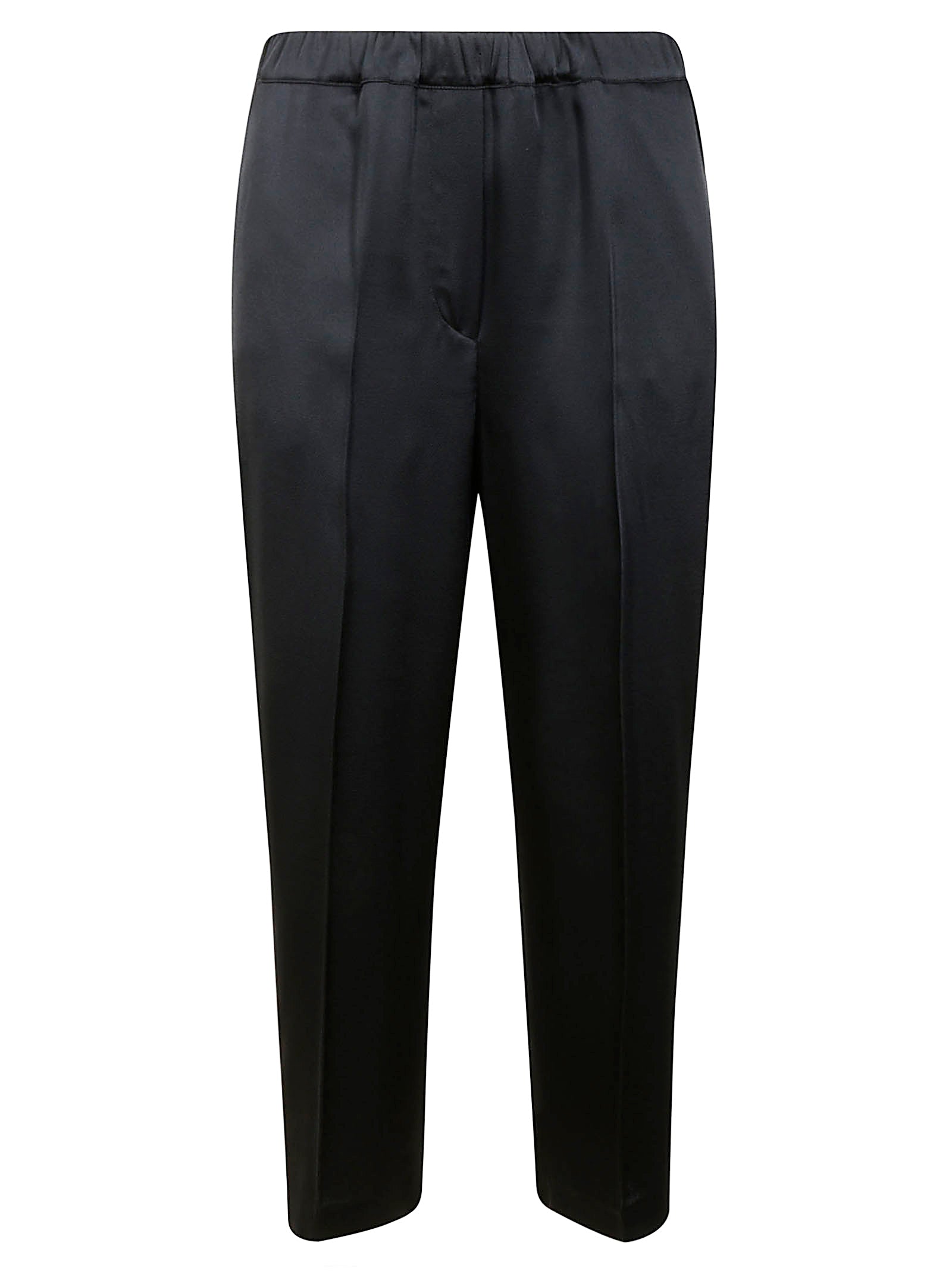 Elastic Waist Pants Black Ac Vi