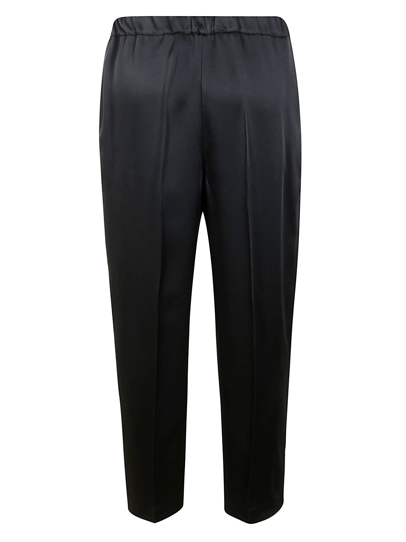 Elastic Waist Pants Black Ac Vi