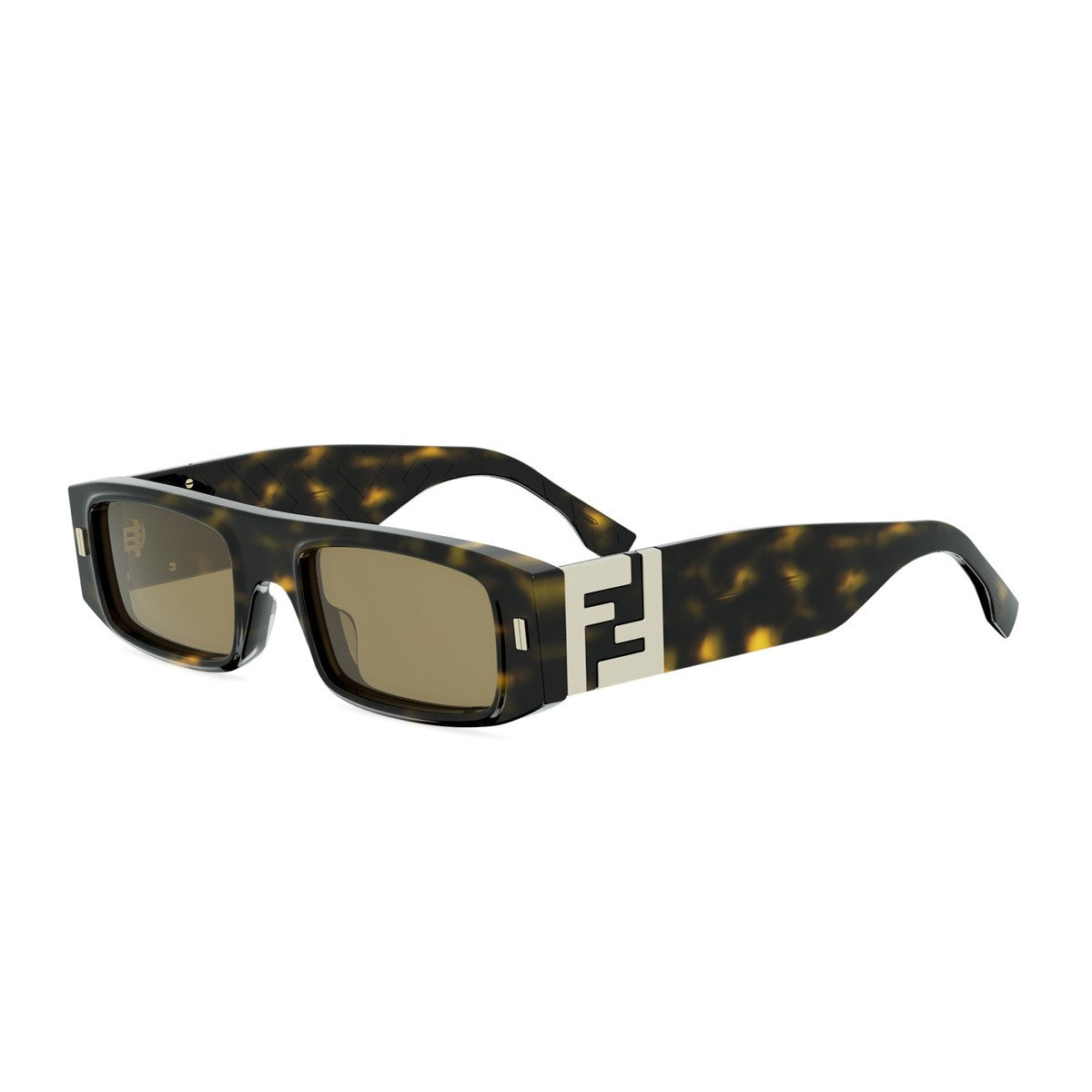 Ff Squared Havana Acetato Sunglasses