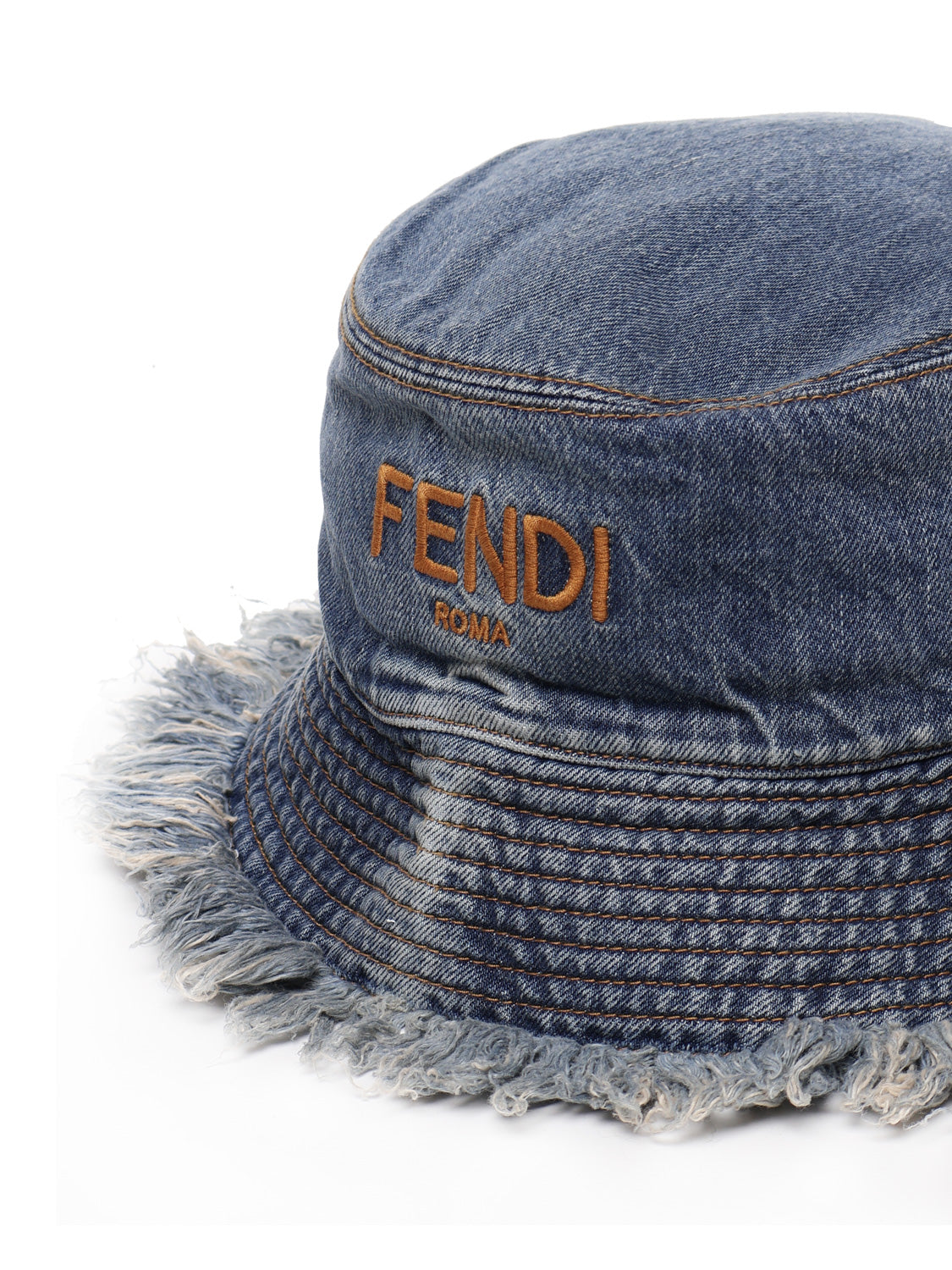 Fendi Hats Denim Cotton
