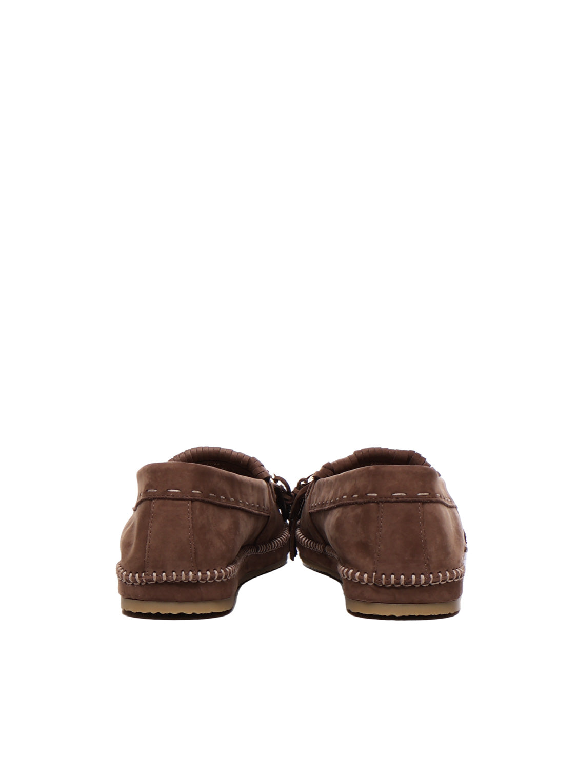 Fendi Flat Shoes Brown Calfskin