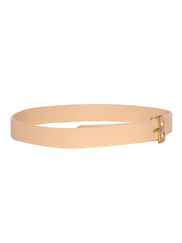 BELT H3 CM Grey Calf Leather
