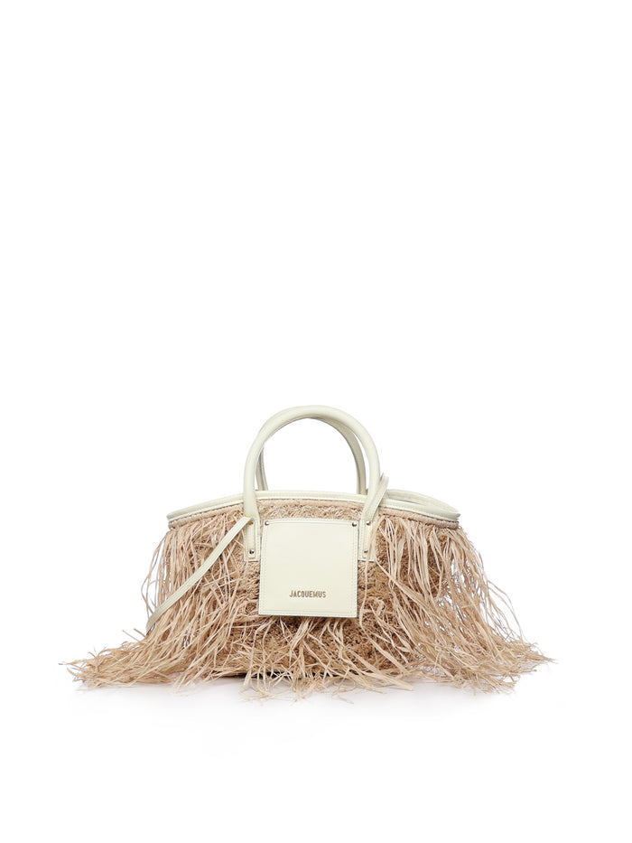 Jacquemus Bags Light Yellow Raffia