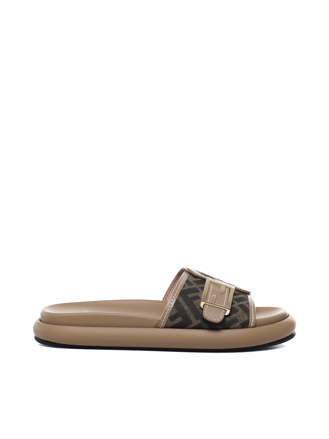 Fendi Sandals Brown Polyamide