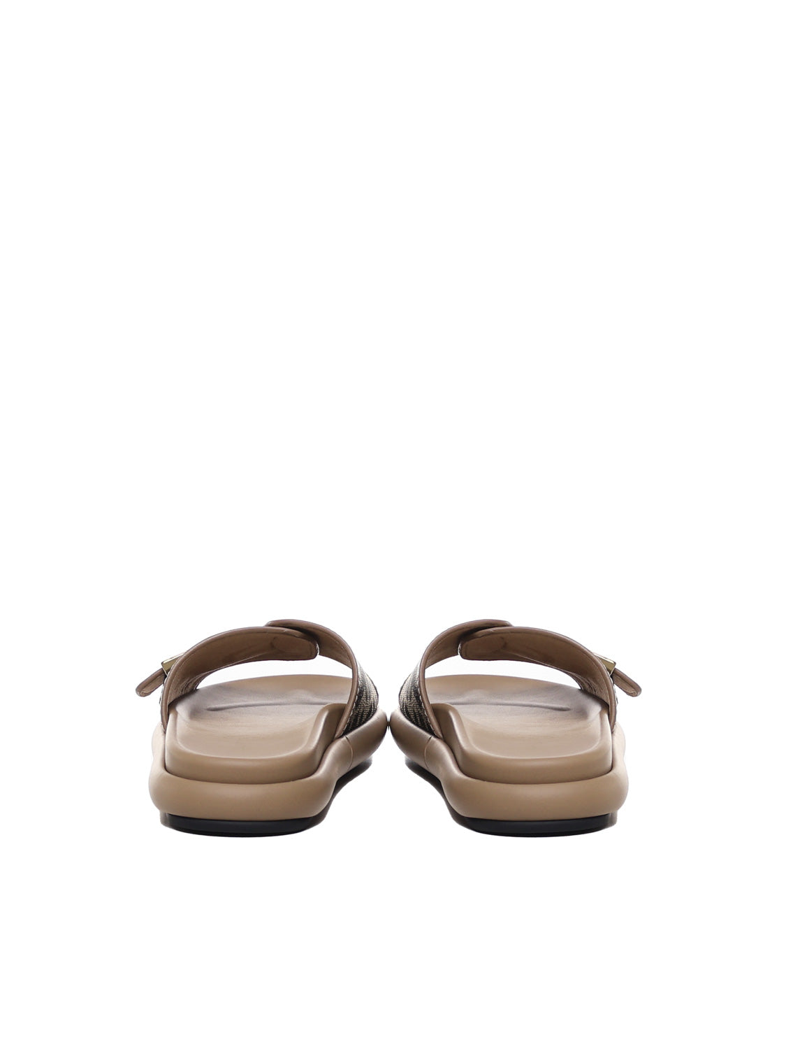 Fendi Sandals Brown Polyamide