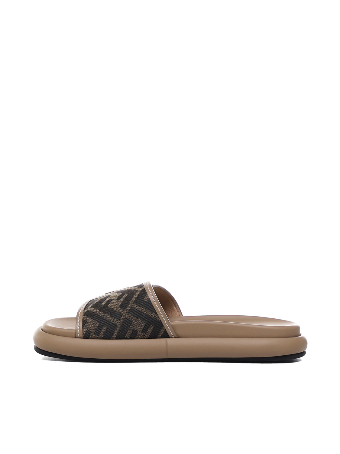 Fendi Sandals Brown Polyamide