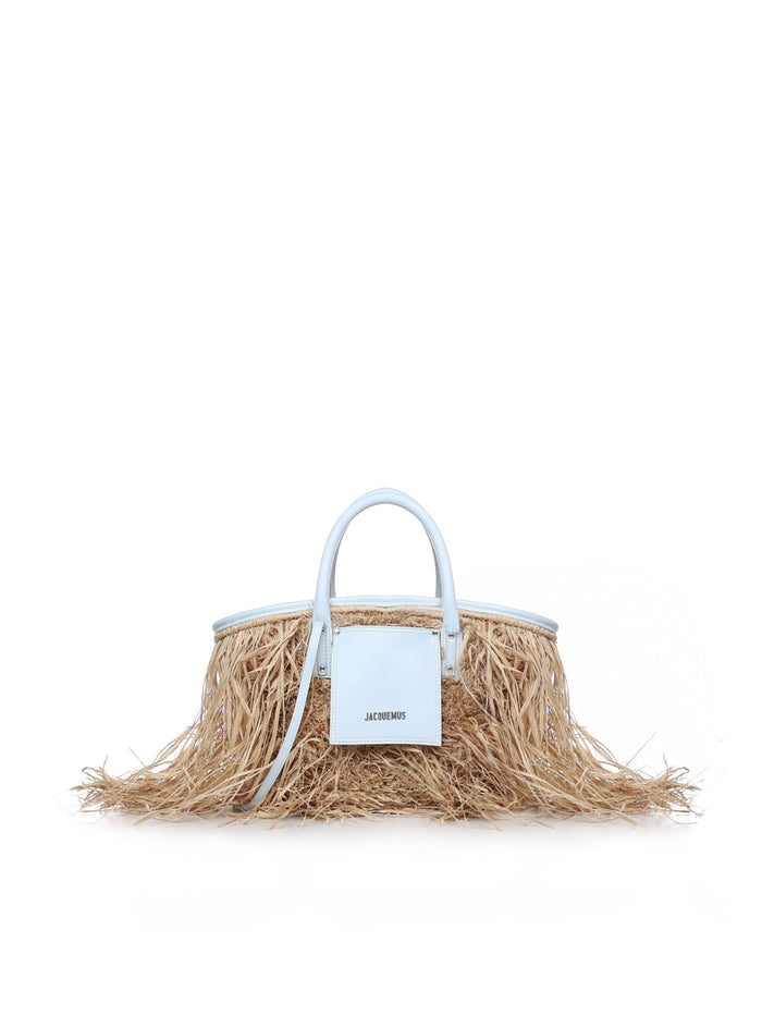 Jacquemus Bags Blue Raffia