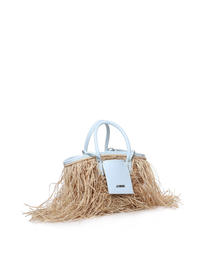 Jacquemus Bags Blue Raffia