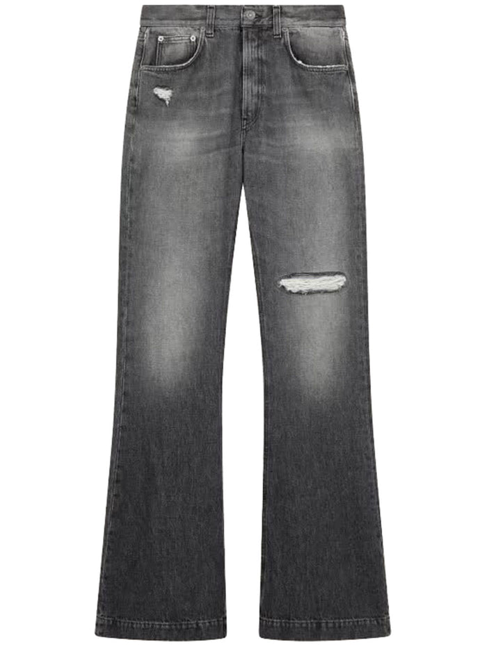 Pantalone Olivia Black Cotton | Jean