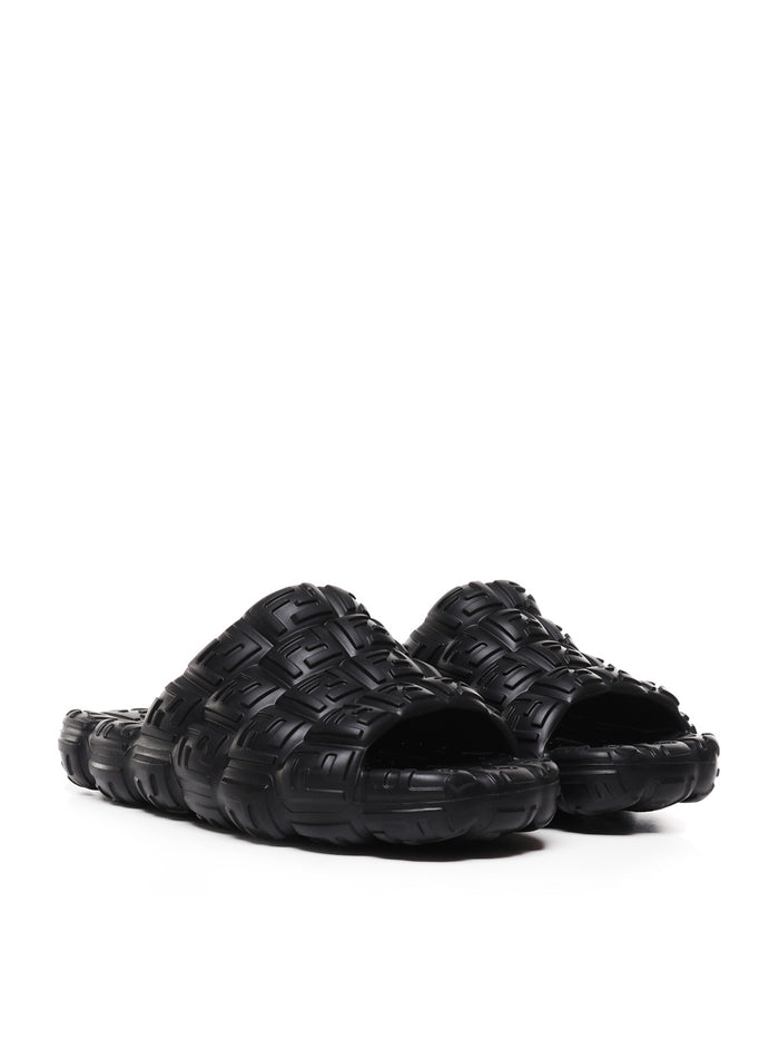Fendi Sandals Black Eva