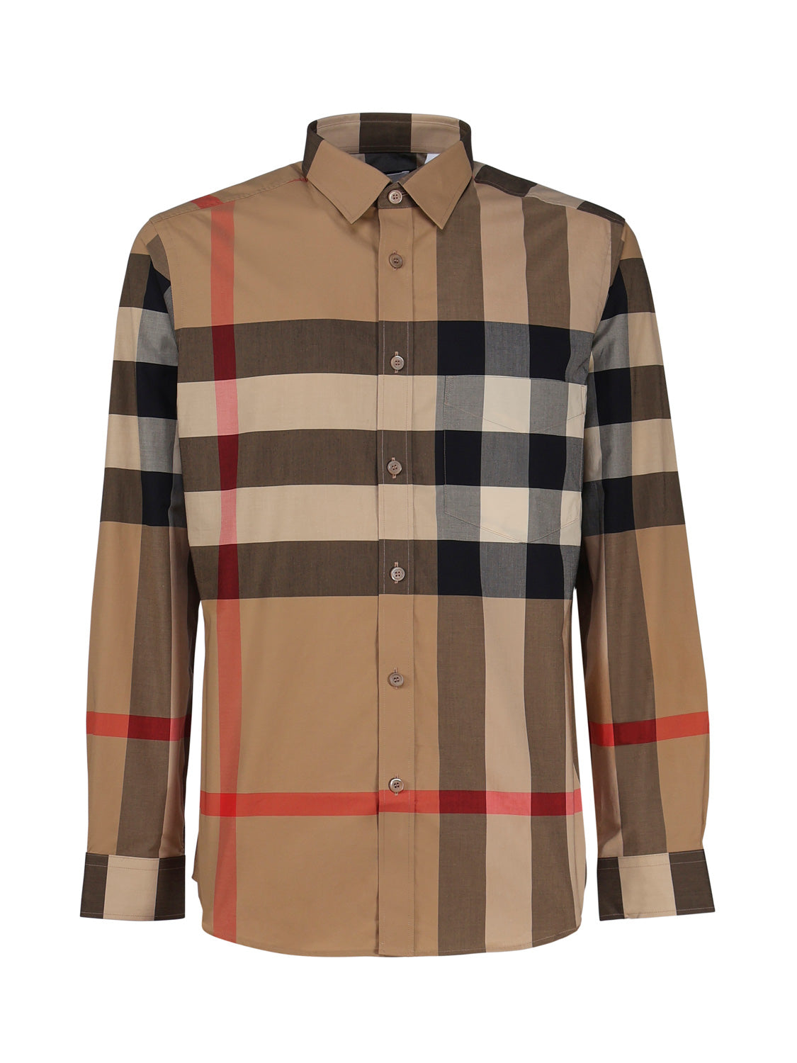 Burberry Shirts Vintage Check Cotton Elastane