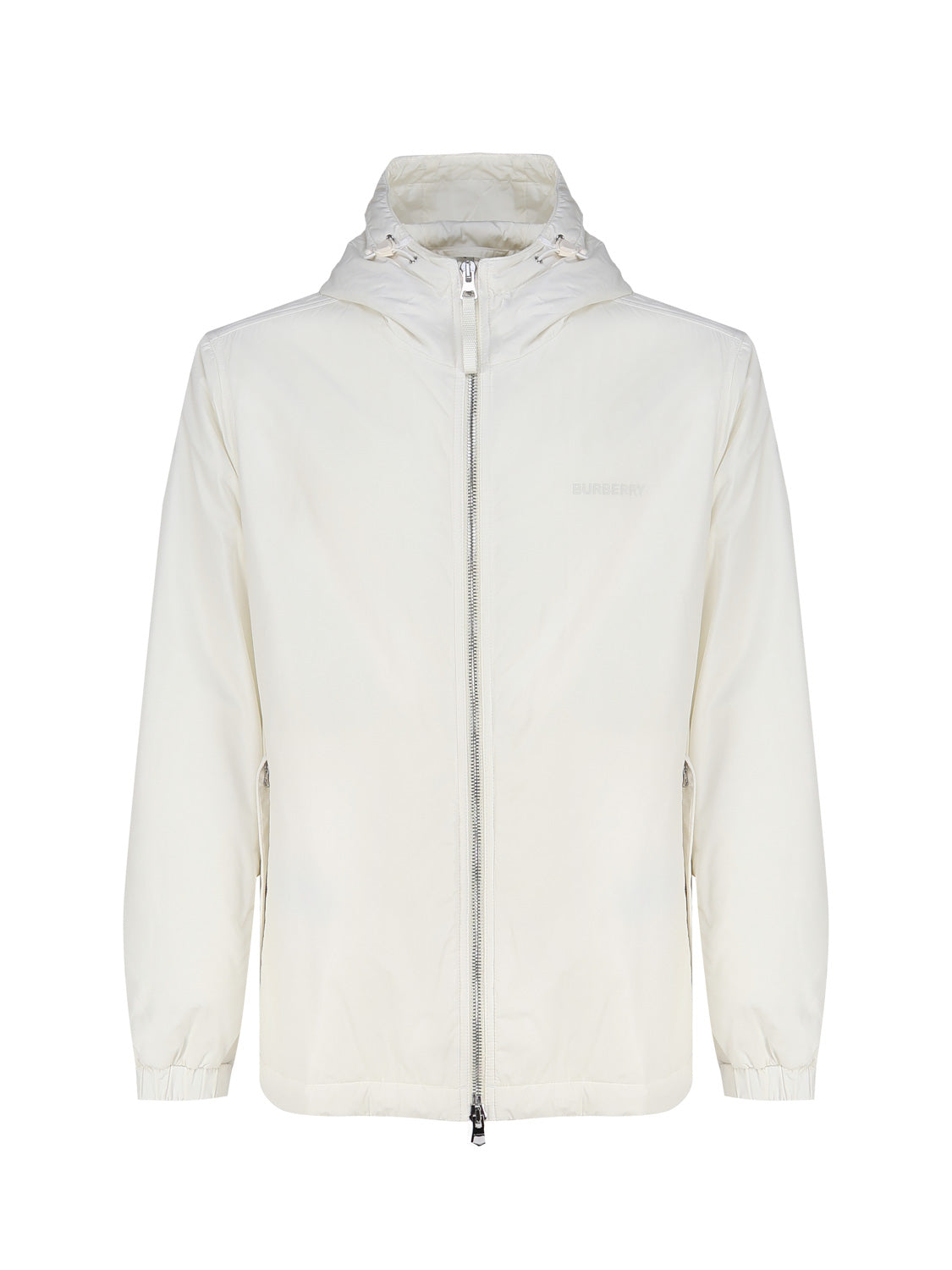 Burberry Coats White Nylon