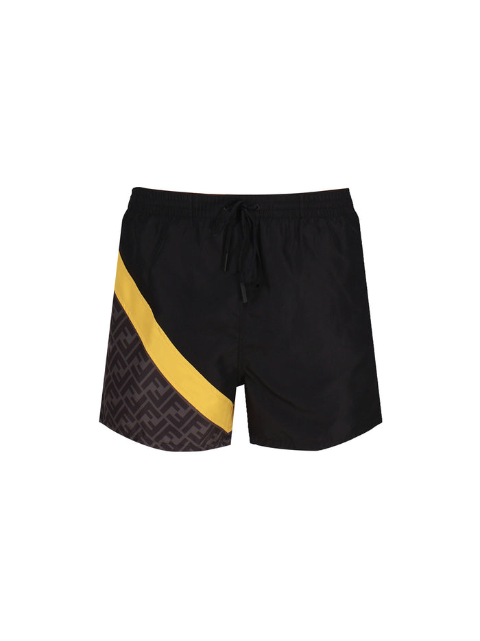 Fendi Sea Clothing Black, Yellow Polyester
