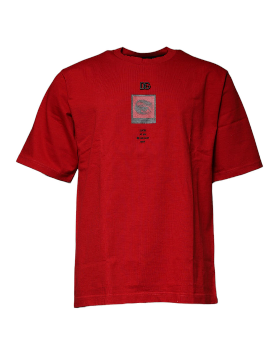 Dolce & Gabbana 100% Cotton t-shirt in red