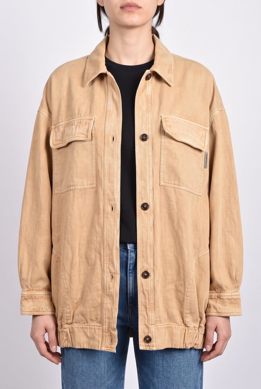 Brunello Cucinelli Womens Beige Linen Cotton Jacket Yellow Clothing