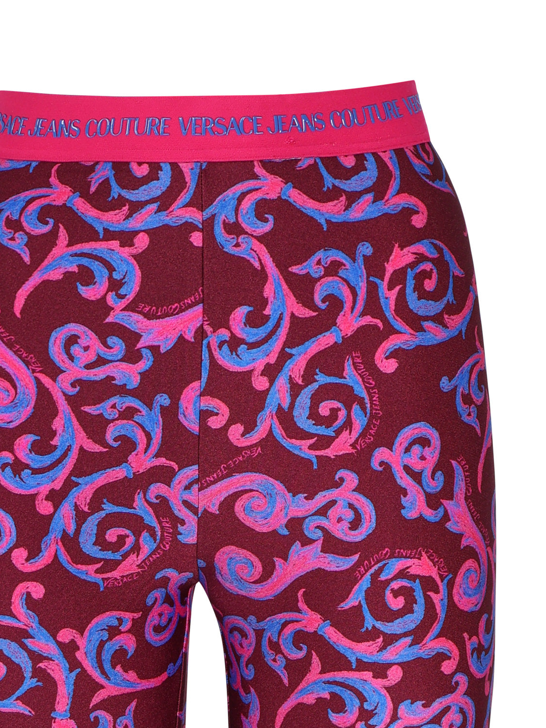 Versace Jeans Couture Trousers Pink Polyamide