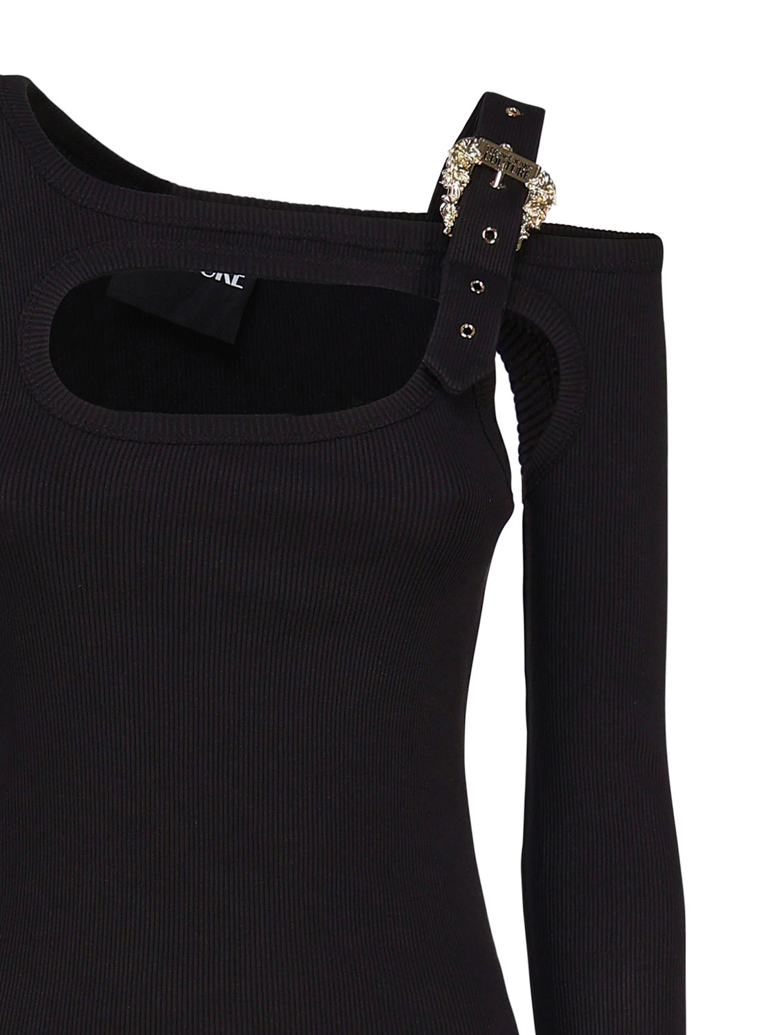 Versace Jeans Couture T-Shirts And Polos Black Cotton